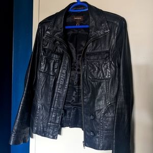 Danier Black Leather Jacket